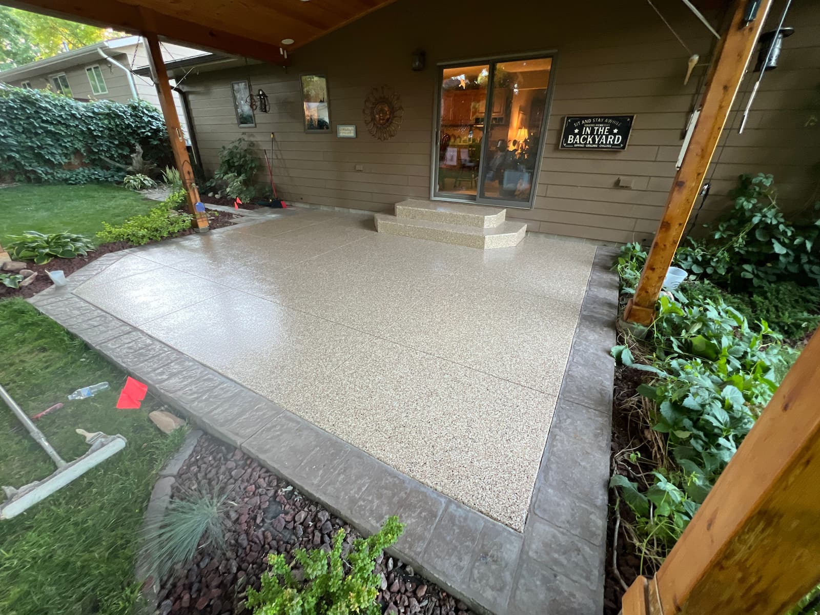 back patio Preparation & Application: Ensuring Longevity for Concrete Coatings in North Dakota